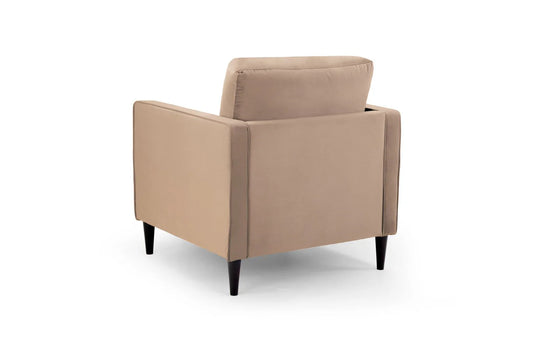 Harper Plush Beige Armchair