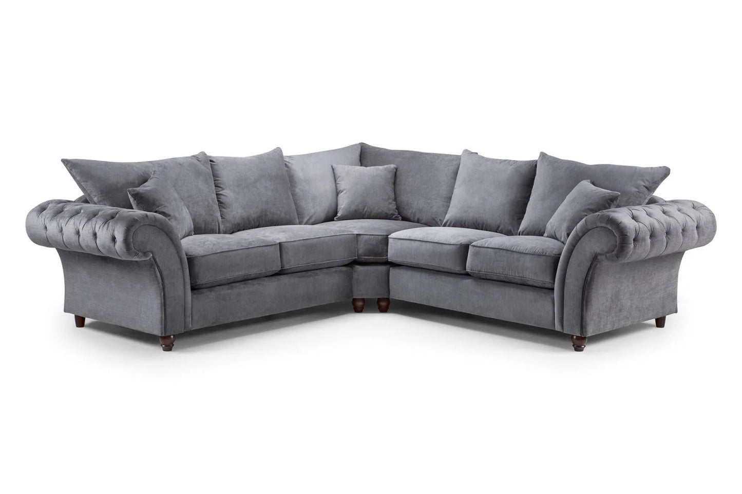 Windsor Large Corner Sofa In Grey