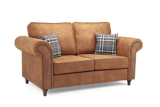 Oakland 2 Seater Sofa In Tan