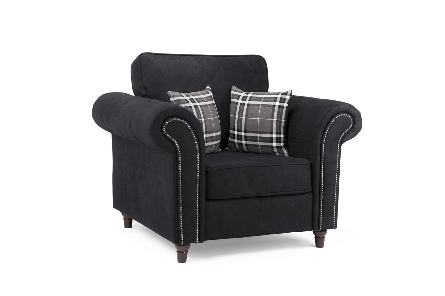 Oakland Armchair In Charcoal