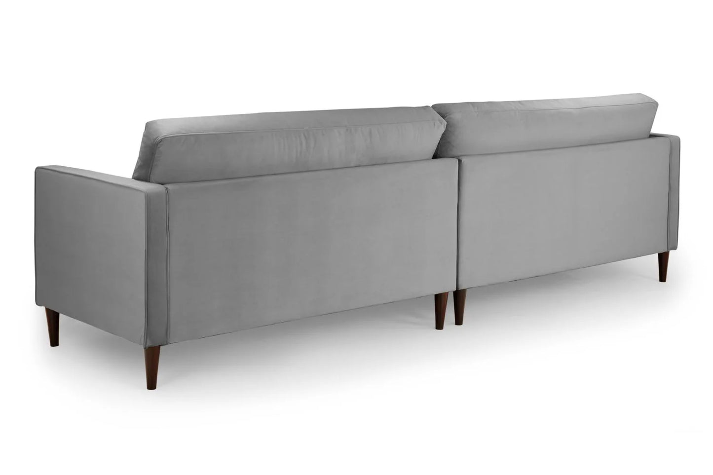 Harper Plush Grey 4 Seater Sofa