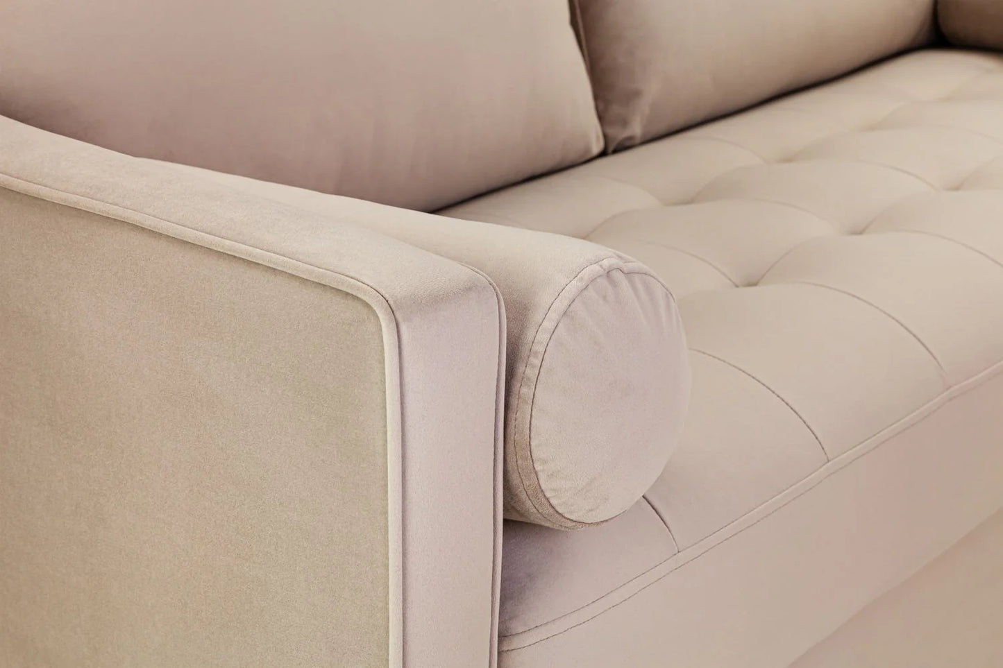 Harper Plush Beige Armchair