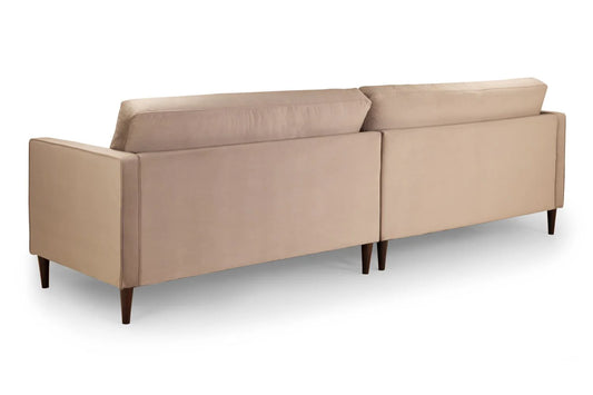 Harper Plush Beige 4 Seater Sofa