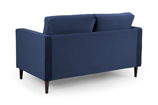 Harper Plush Blue 2 Seater Sofa