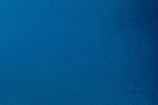 Harper Plush Blue Large Footstool