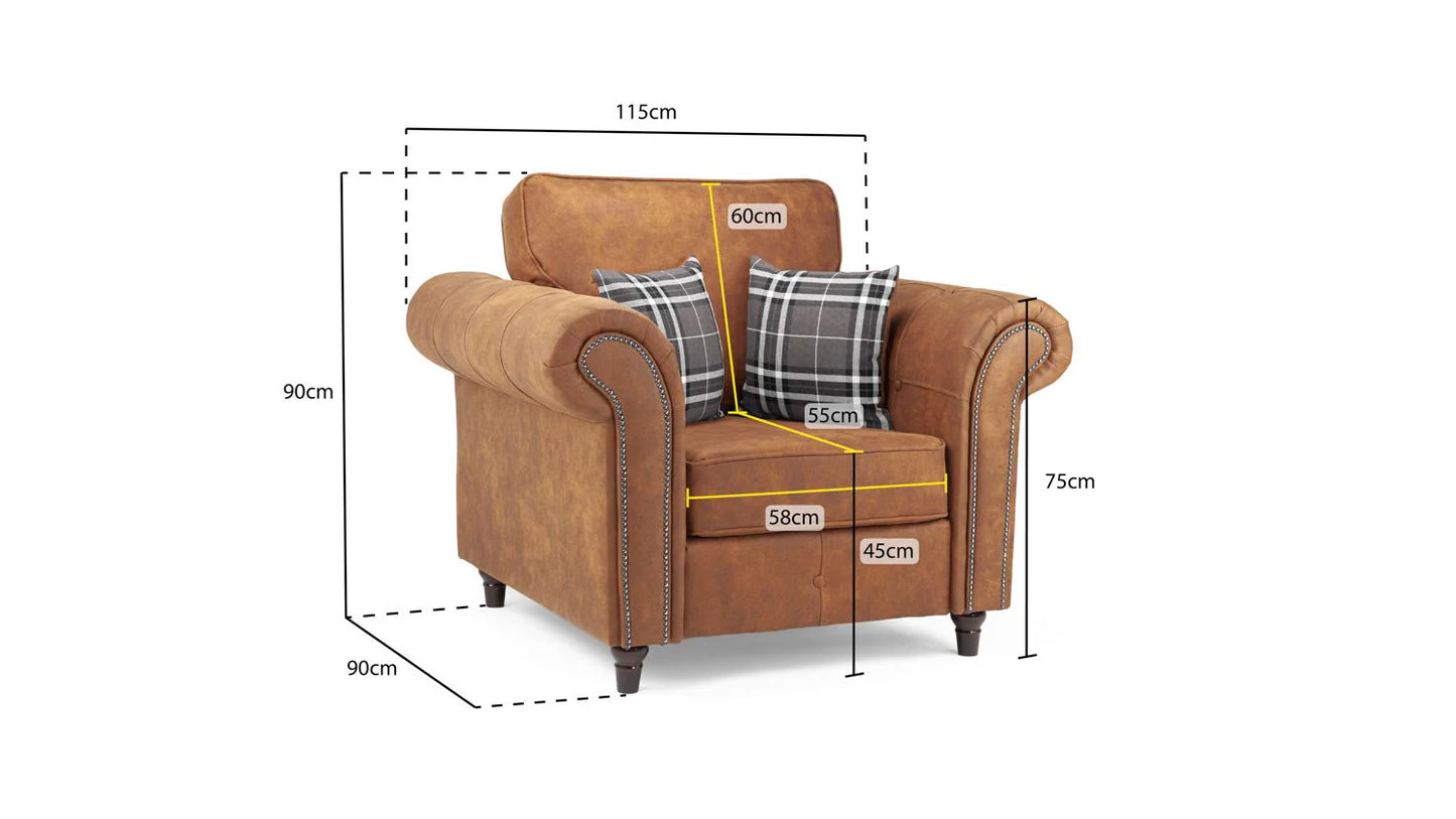 Oakland Armchair In Tan