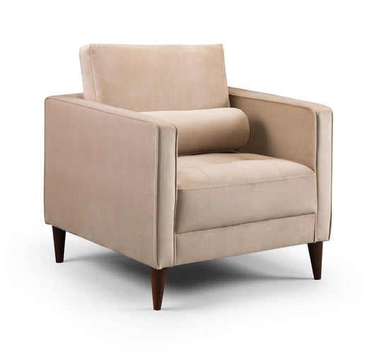 Harper Plush Beige Armchair
