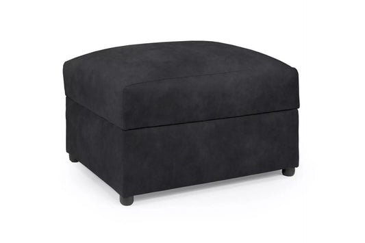 Oakland Storage Footstool In Charcoal