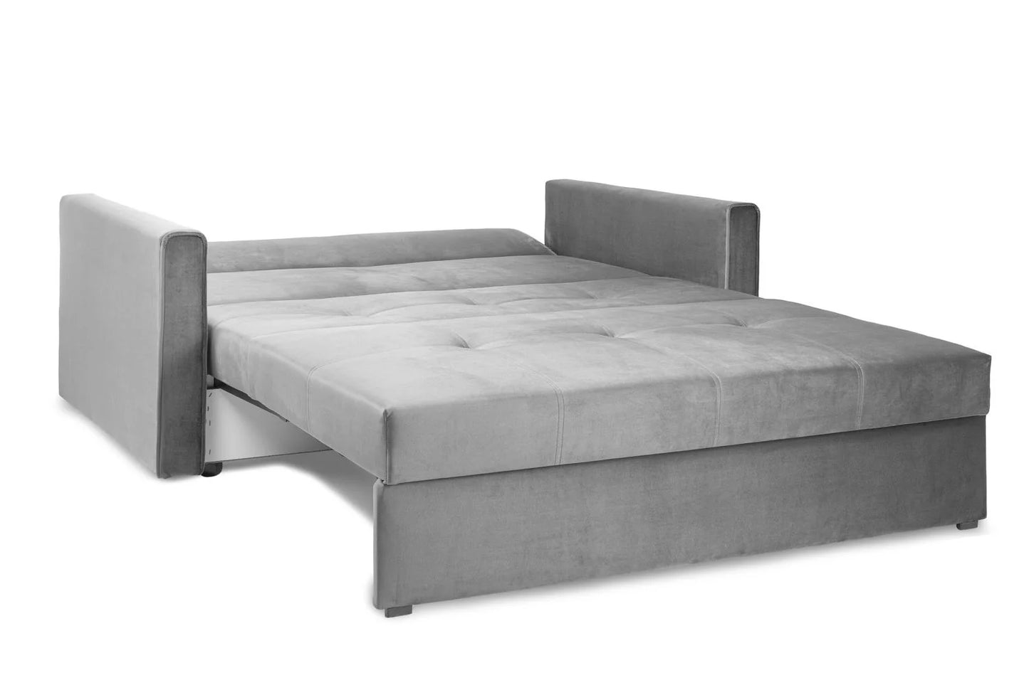 Viva 2 Seater Sofa Bed In Plush Grey