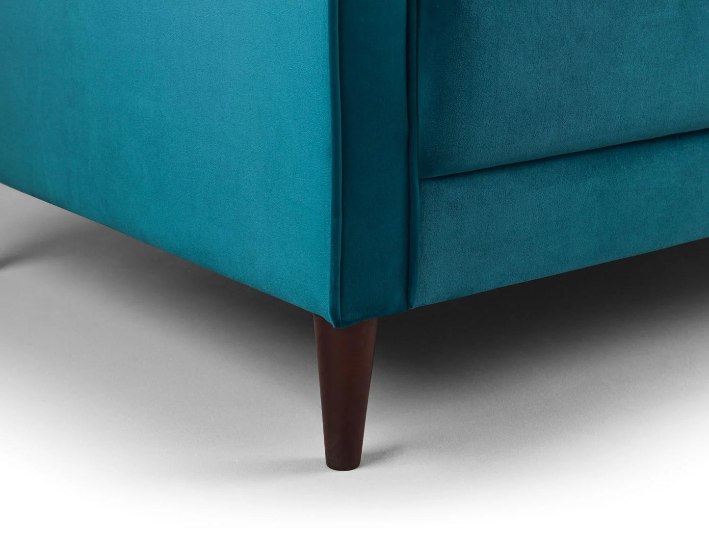 Harper Plush Teal 3 Seater Sofa