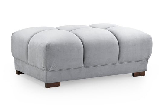 Azzuro Grey Footstool