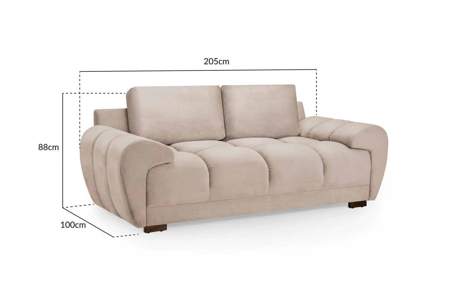 Azzuro Mocha 3+2 Set