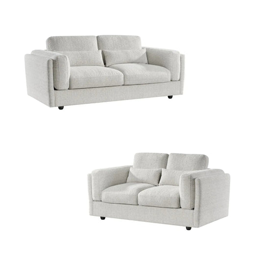 Bari 3+2 Seater Set Deal In Light Beige