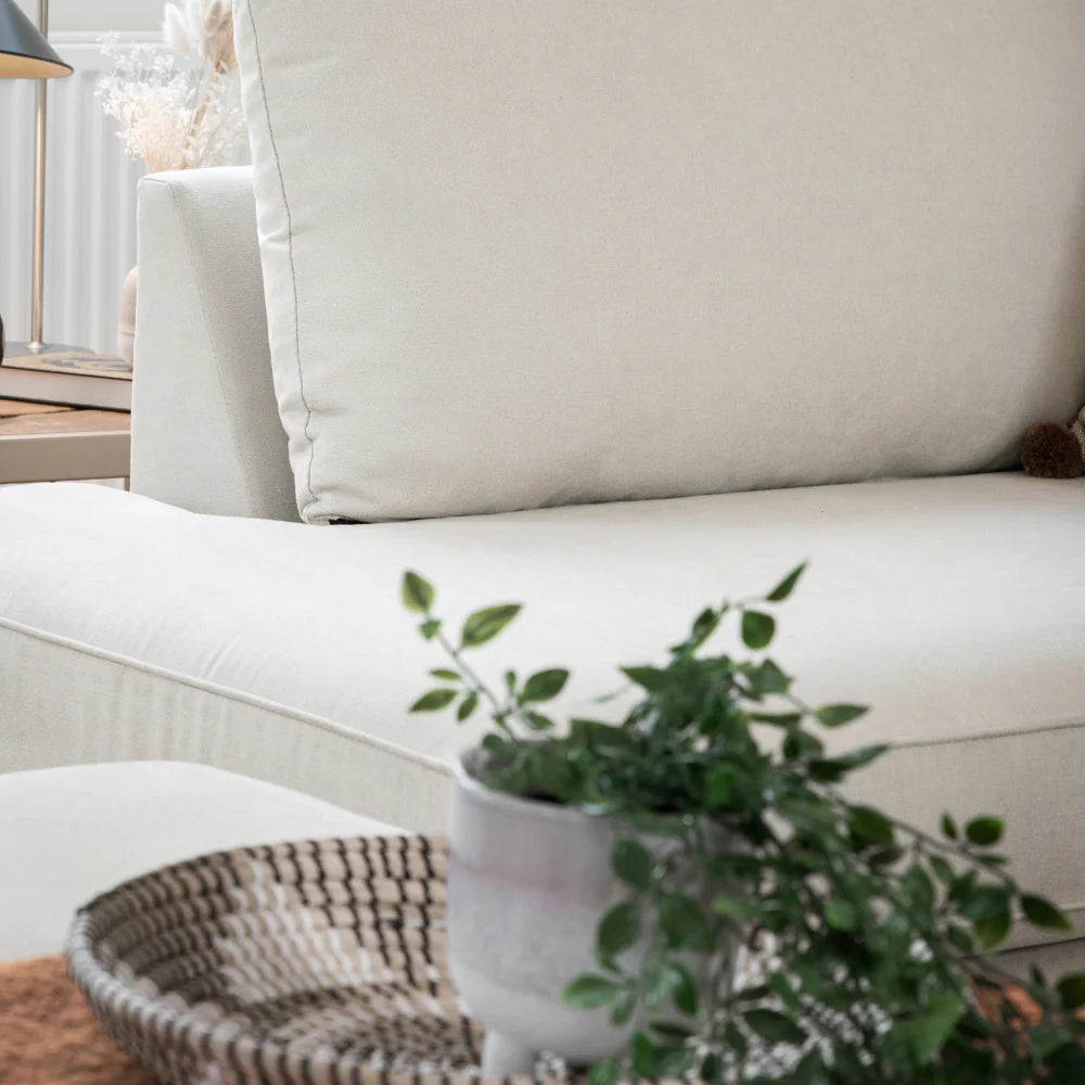 Carnaby Sofa In Beige Polyester