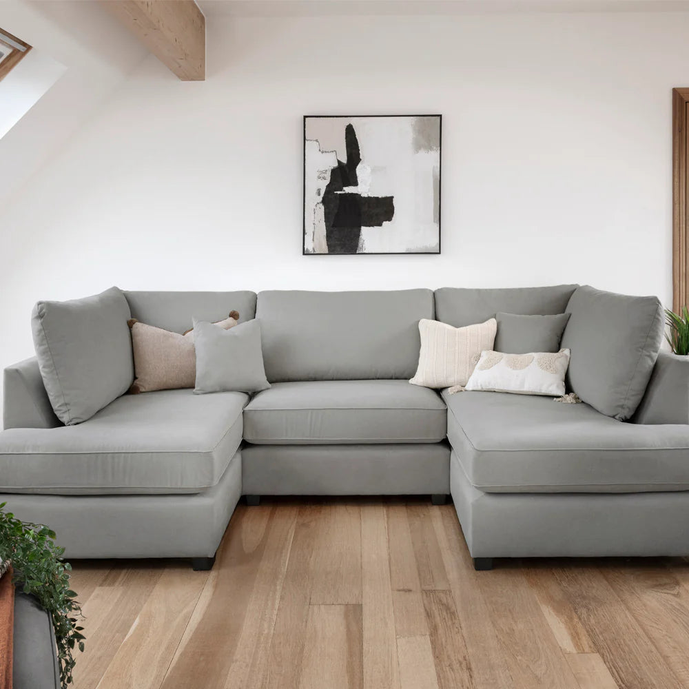 Carnaby Sofa In Grey Polyester