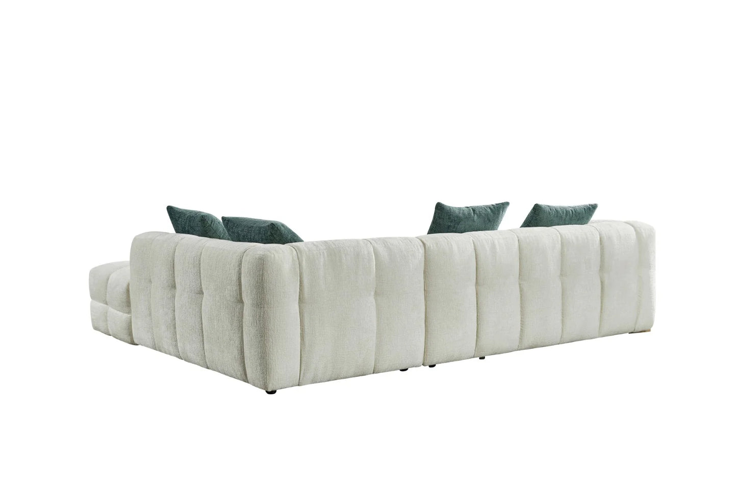 Genoa Sofa Beige Right Hand Large Corner Sofa