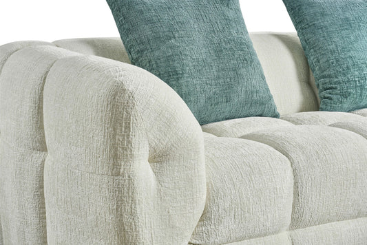 Genoa Sofa Beige Right Hand Large Corner Sofa