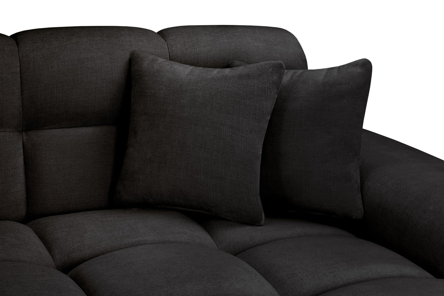 Jacob Sofa Black Right Hand Facing Corner Sofa