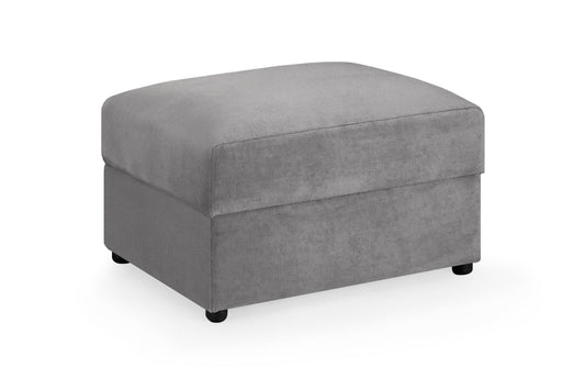 Mirabel Grey Storage Footstool