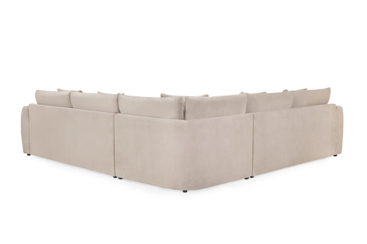 Mirabel Mocha Large Corner Sofa