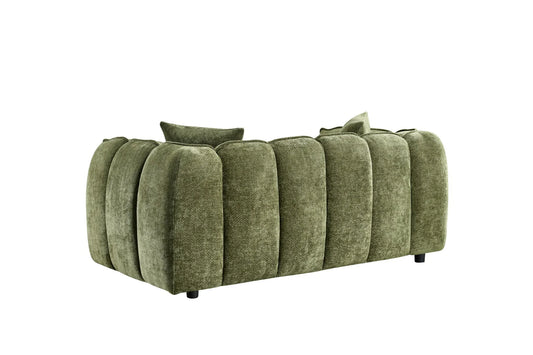 Venice 2 Seater Sofa In Olive Upholstery