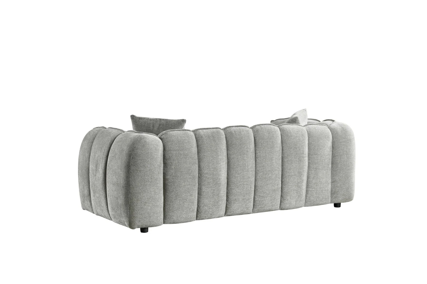 Venice 3 Seater Sofa In Grey Upholstery