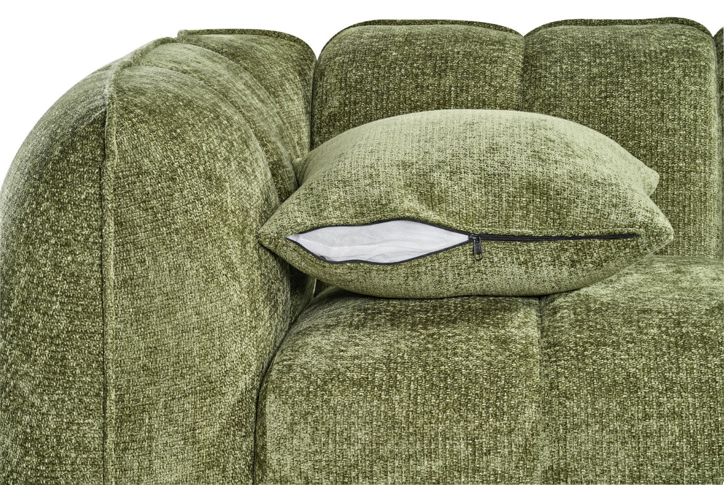 Venice 3 Seater Sofa In Olive Upholstery