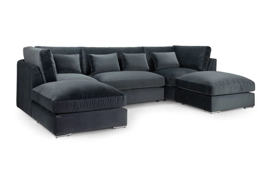 Belgravia U-Shape Sofa Slate