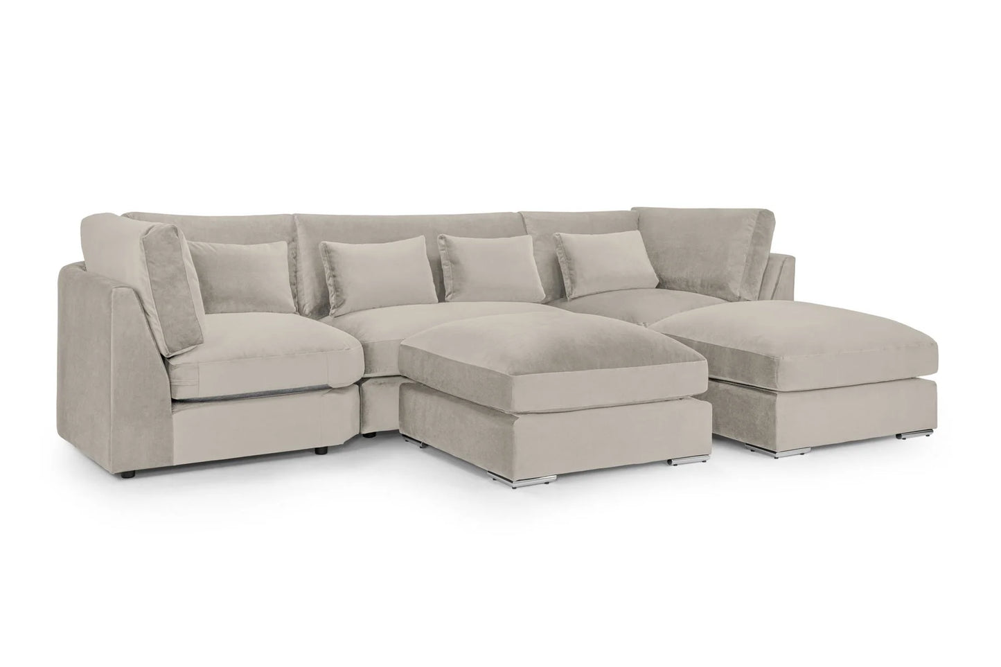 Belgravia U-Shape Sofa Beige