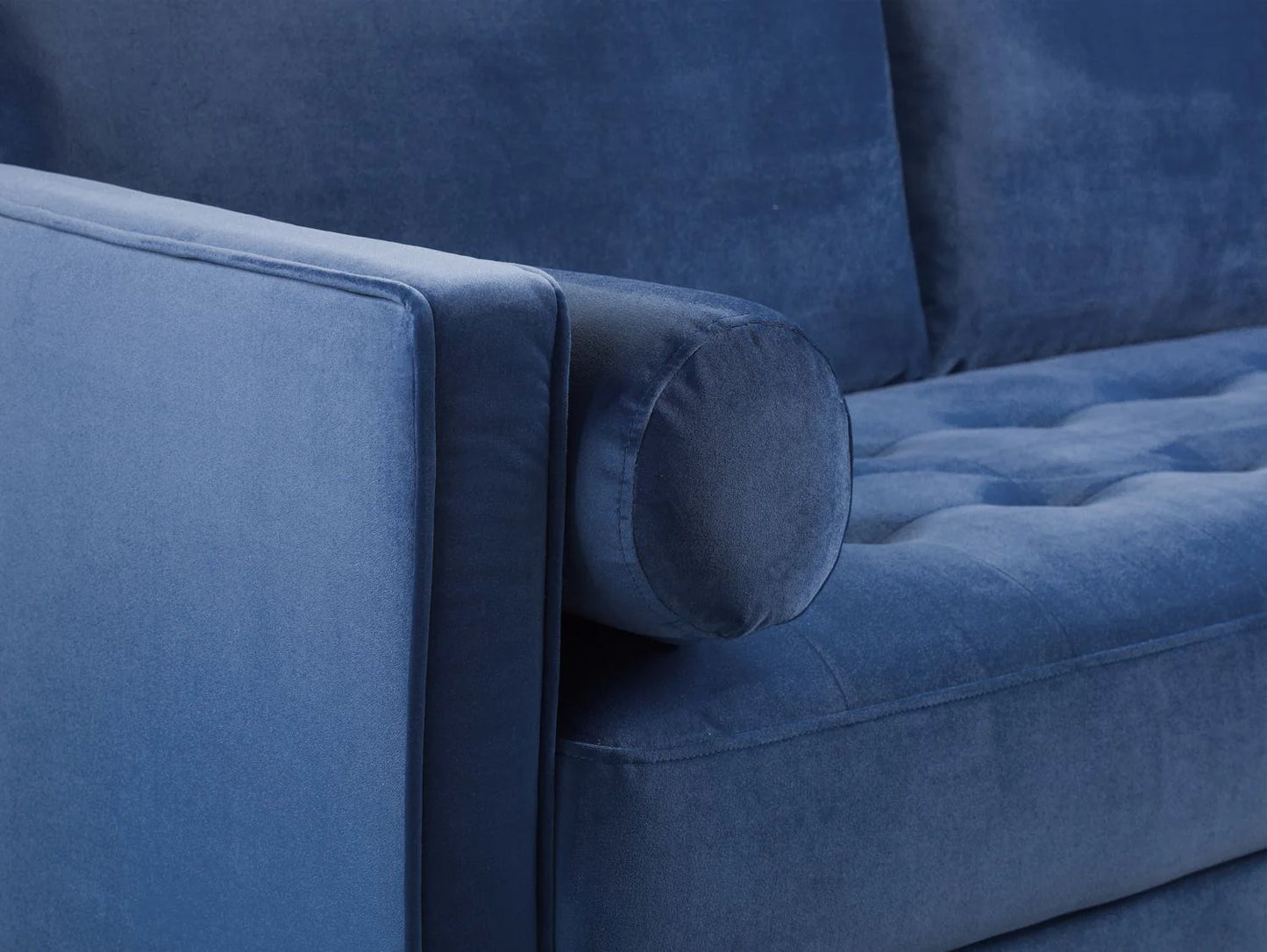 Harper Plush Blue Armchair