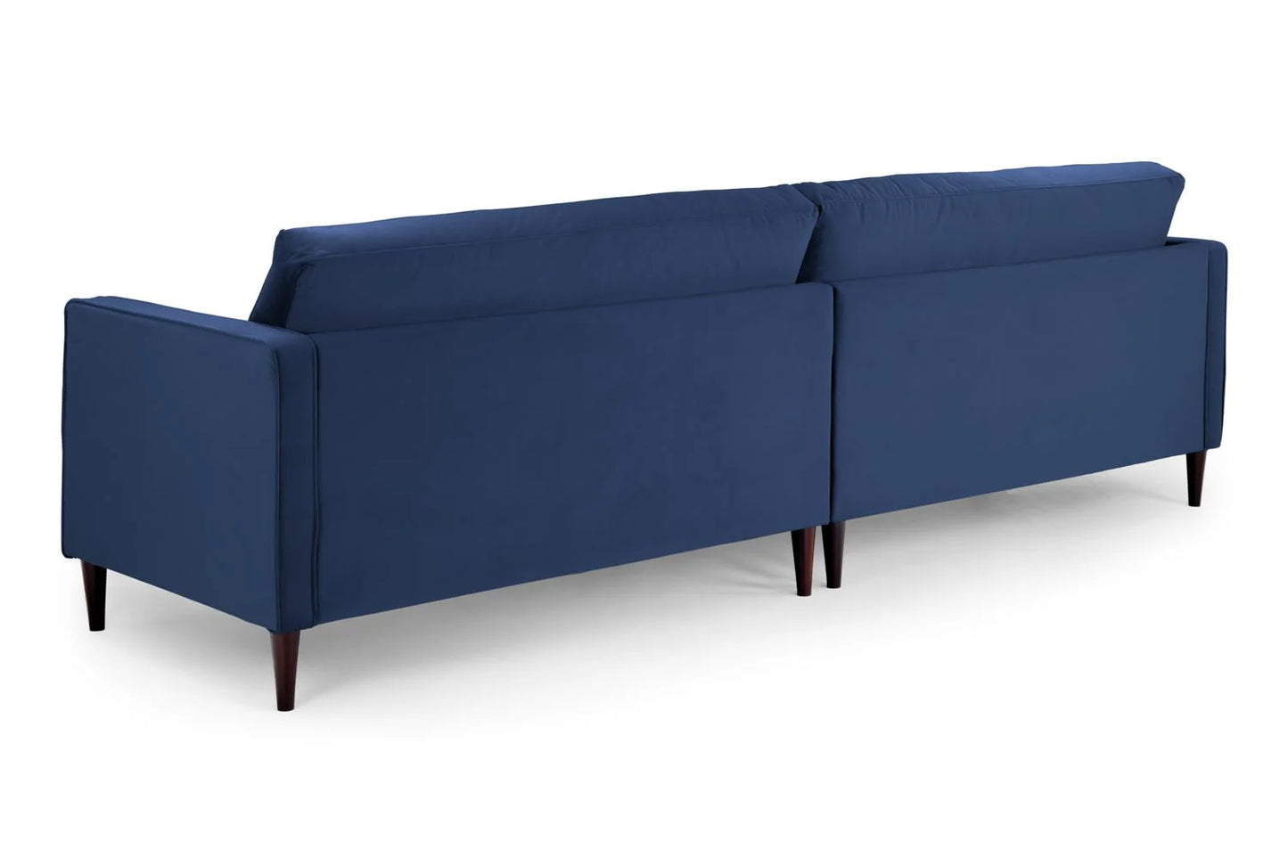 Harper Plush Blue 4 Seater Sofa