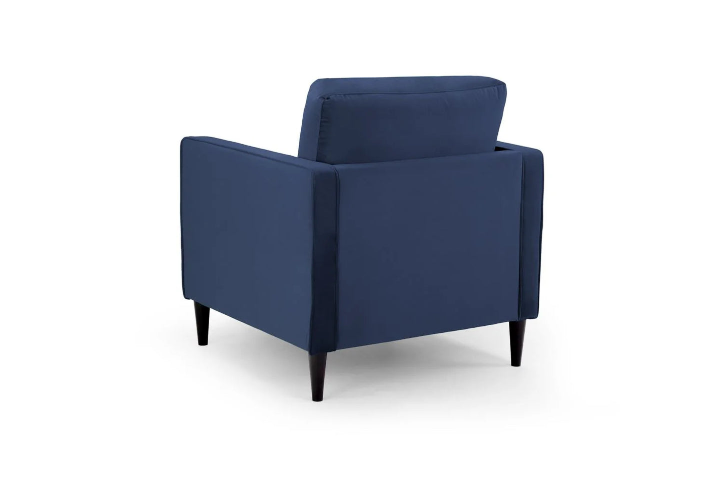 Harper Plush Blue Armchair