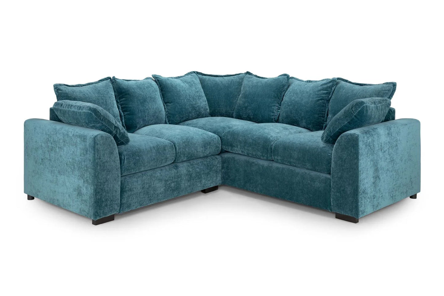 Colbee Large Corner Sofa In Teal