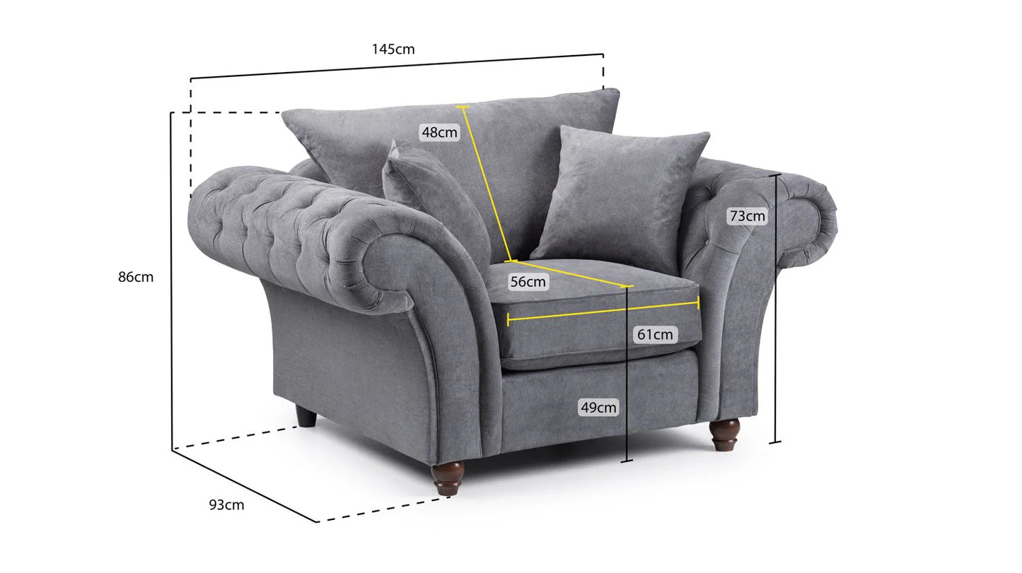 Windsor Armchair In Stone