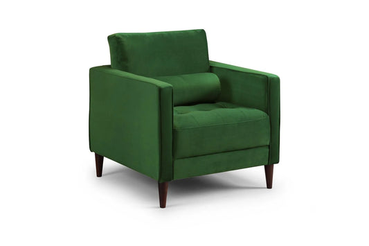Harper Plush Green Armchair