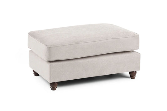 Windsor Large Footstool In Stone