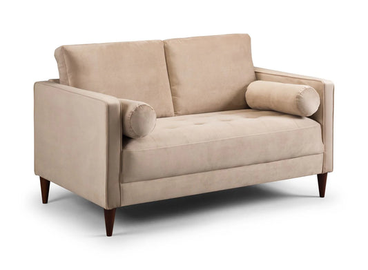 Harper Plush Beige 2 Seater Sofa