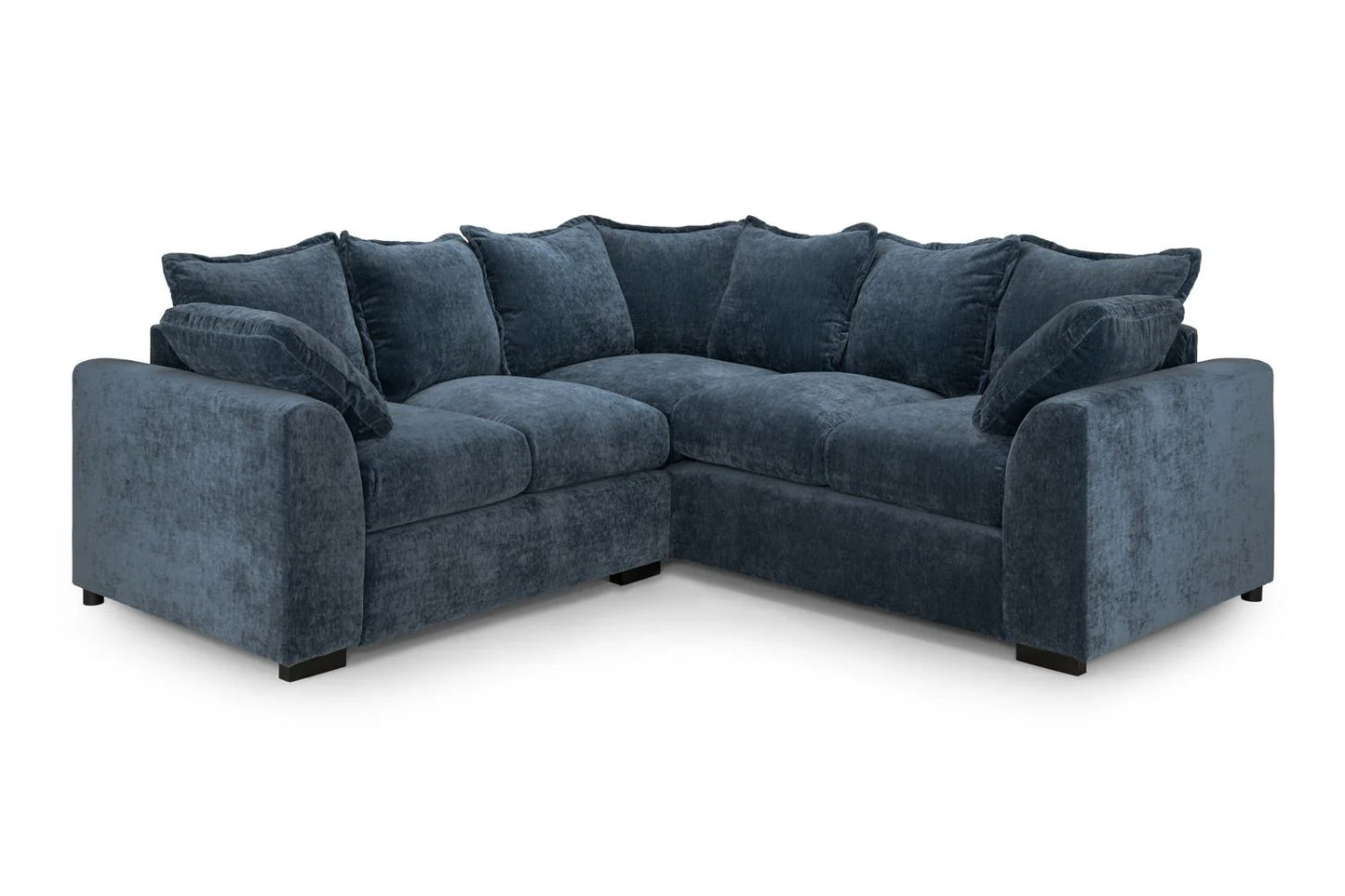 Colbee Large Corner Sofa In Blue