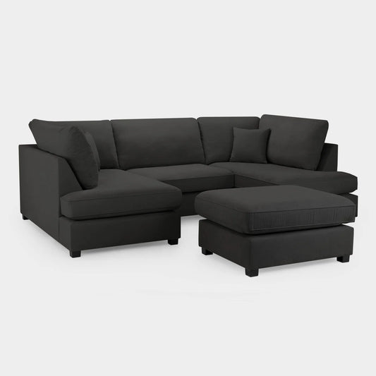 Carnaby Sofa In Black Polyester