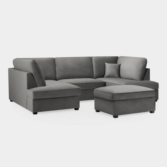 Carnaby Sofa In Plush Grey