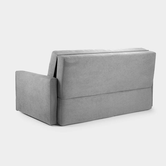 Viva 3 Seater Sofa Bed In Polyester Grey