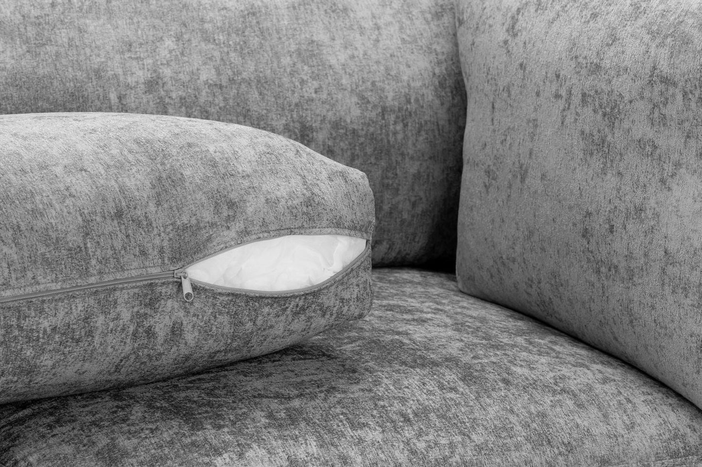 Bishop U-Shape Platinum Fullback Sofa