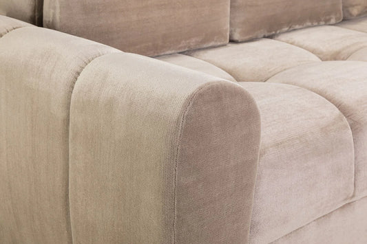 Azzuro Mocha Universal Corner Sofa Bed