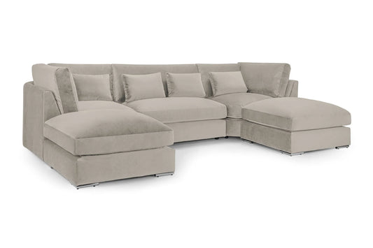 Belgravia U-Shape Sofa Beige