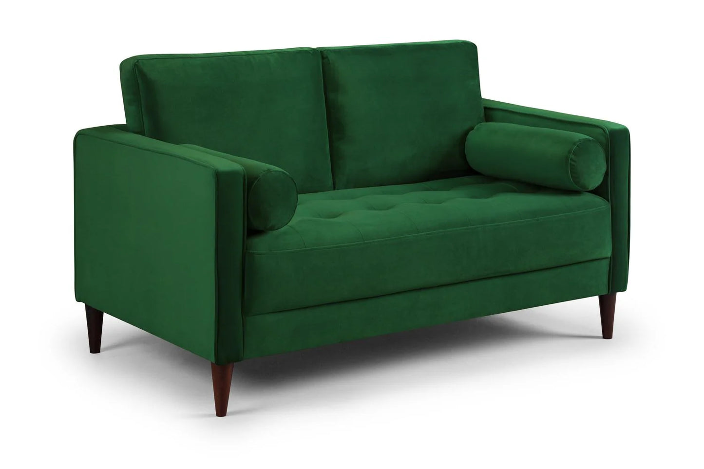Harper Plush Green 2 Seater Sofa