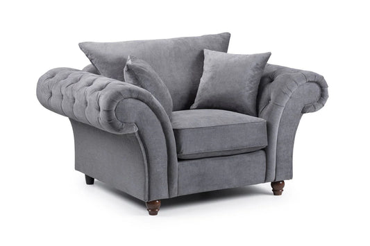 Windsor Armchair In Grey