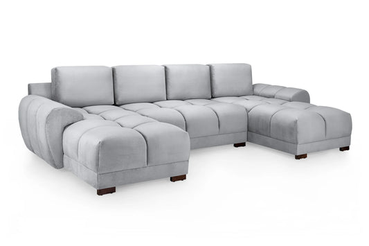 Azzuro Grey Large U-Shape Sofa
