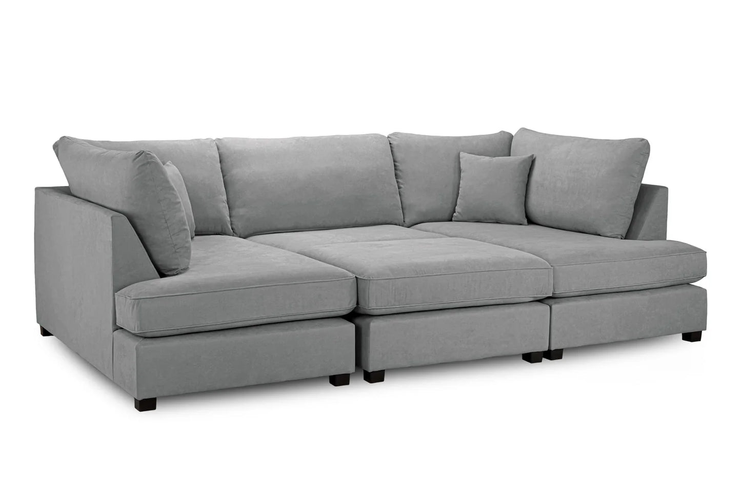 Carnaby Sofa In Grey Polyester