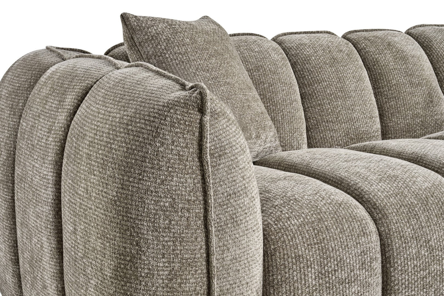 Venice 3 Seater Sofa In Mocha Upholstery