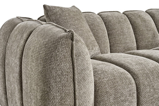Venice 3 Seater Sofa In Mocha Upholstery